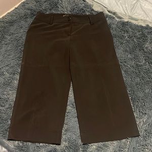 AGB black dressy capri pants - size 12